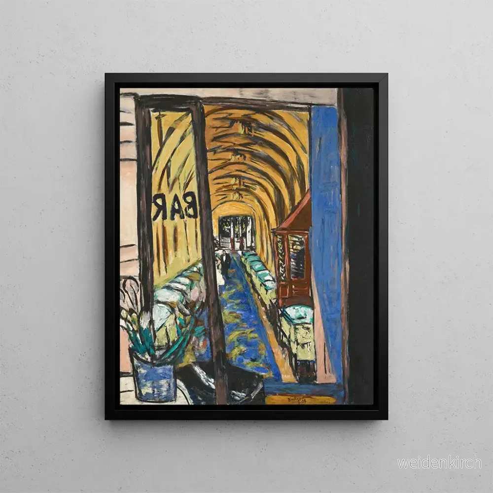 Målning En bar i Paris – Max Beckmann | Konsttryck Målning En bar i Paris – Max Beckmann | Konsttryck