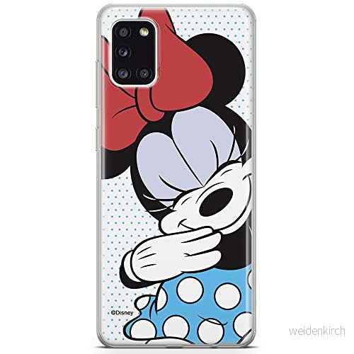 ERT GROUP mobiltelefonfodral för Samsung A31 originalt och officiellt licensierat Disney mönster Minnie 033 optimalt anpassad till formen på mobiltelefonen, fodral tillverkad av TPU plast 5903040219157