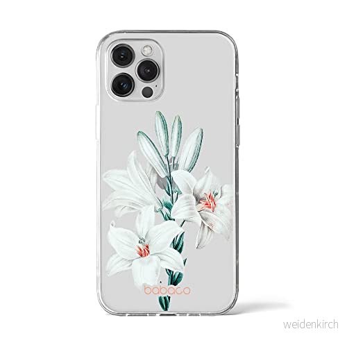 ERT GROUP mobiltelefonfodral för Iphone 12 PRO MAX originalt och officiellt licensierat Babaco mönster Flowers 039 optimalt anpassad till formen på mobiltelefonen, gedeeltelijk transparant 5905131307323