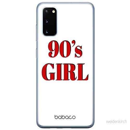 ERT GROUP mobiltelefonfodral för Samsung S20 FE / 5G originalt och officiellt licensierat Babaco mönster 90's Girl 001 anpassad till formen på mobiltelefonen, fodral tillverkad av TPU plast 5903932317053