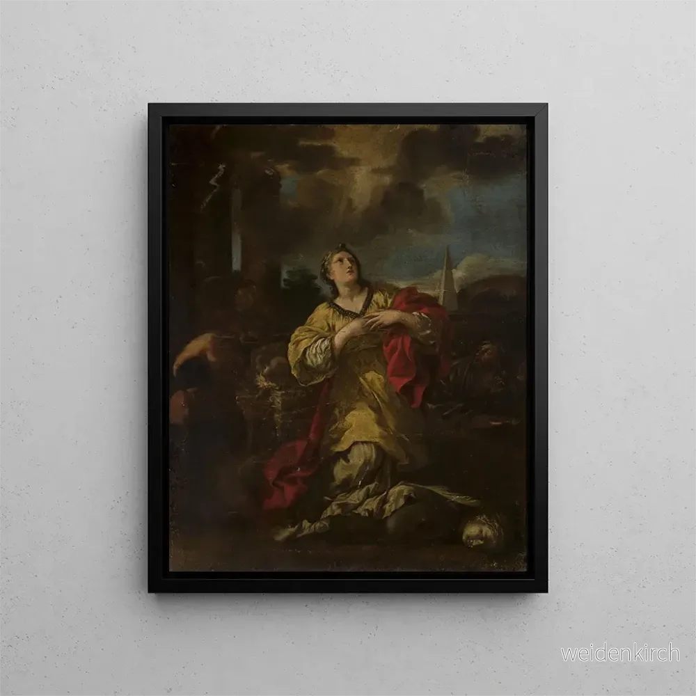 Målning Martyre de saint Martin – Anonym | Konsttryck