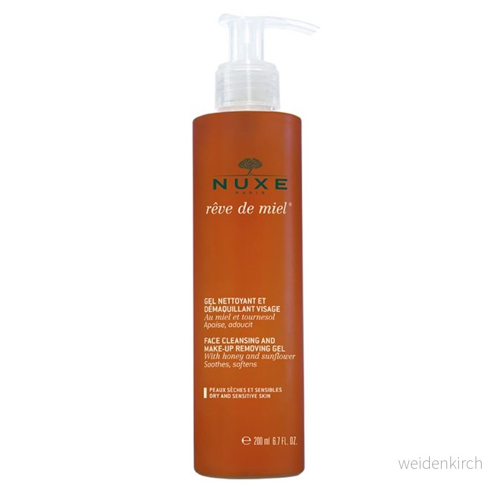 NUXE Rêve De Miel Ansiktsrengöring Och Makeupborttagning Gel - 200 ml 3264680004070