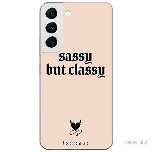 ERT GROUP mobiltelefonfodral för Samsung S22 originalt och officiellt licensierat Babaco mönster Sassy but classy 001 optimalt anpassad till formen på mobiltelefonen, fodral tillverkad av TPU plast 5904805308390