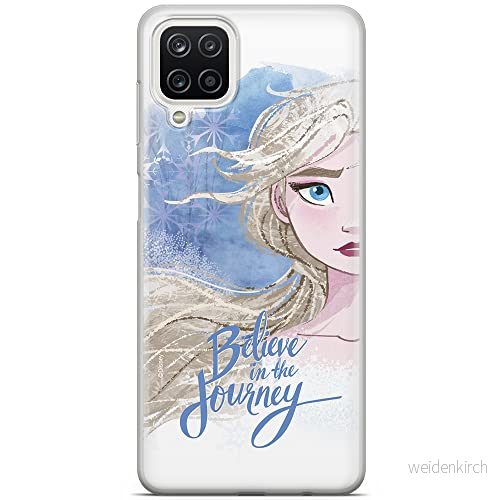 ERT GROUP mobiltelefonfodral för Samsung A12 / M12 originalt och officiellt licensierat Disney mönster Elsa 015 optimalt anpassad till formen på mobiltelefonen, fodral tillverkad av TPU plast 5903040100820