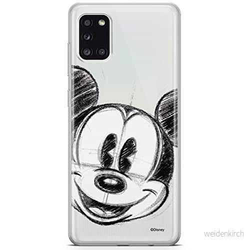 ERT GROUP mobiltelefonfodral för Samsung A31 originalt och officiellt licensierat Disney mönster Mickey 004 optimalt anpassad till formen på mobiltelefonen, gedeeltelijk transparant 5903040212998