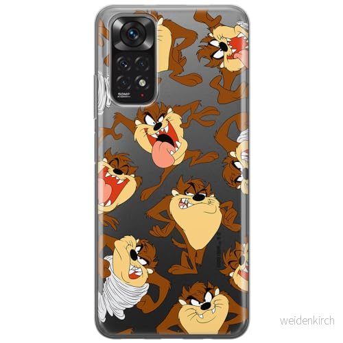 ERT GROUP mobiltelefonfodral för Xiaomi REDMI NOTE 11S 4G / 11 originalt och officiellt licensierat Looney Tunes mönster Tasmanian 005, gedeeltelijk transparant 5905511624651