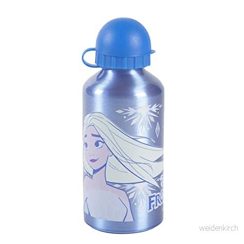 CERDÁ LIFE'S LITTLE MOMENTS Fryst Child Aluminium Flaska 2 500 ml Kapacitet och tryckpropp Officiell Disney licens, Färg Blå (2600001279) 8427934537334
