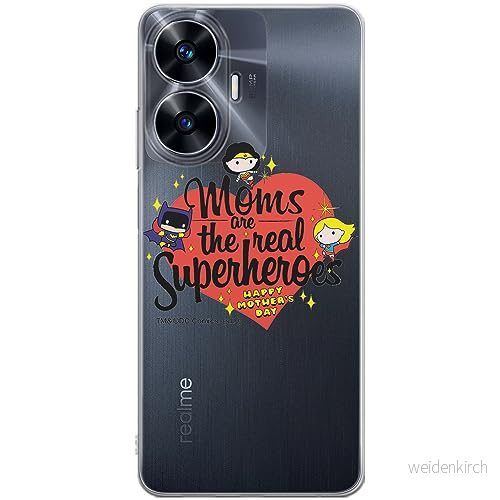 ERT GROUP mobiltelefonfodral för Realme C55 originalt och officiellt licensierat DC mönster Super Girls 005 optimalt anpassad till formen på mobiltelefonen, gedeeltelijk transparant 5905511858735