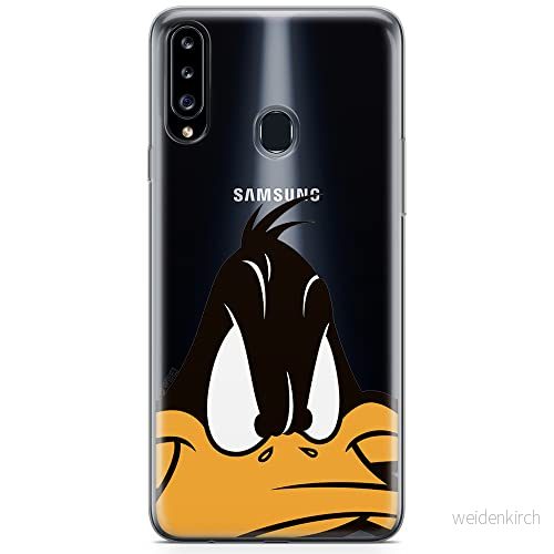 ERT GROUP mobiltelefonfodral för Samsung A20S originalt och officiellt licensierat Looney Tunes mönster Duffy 001 optimalt anpassad till formen på mobiltelefonen, gedeeltelijk transparant 5904805438929