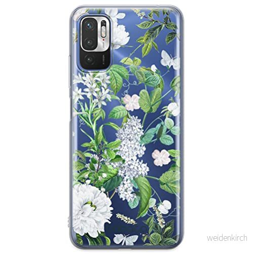 ERT GROUP mobiltelefonfodral för Xiaomi REDMI NOTE 10 5G / POCO M3 PRO originalt och officiellt licensierat Babaco mönster Flowers 038 anpassad till formen på mobiltelefonen, gedeeltelijk transparant 5905131302229