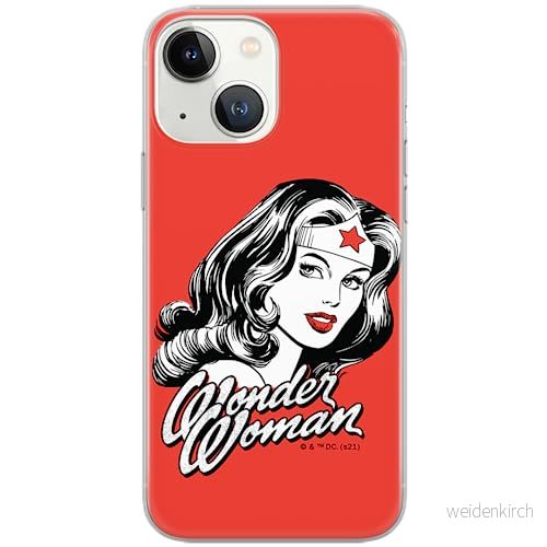 ERT GROUP mobiltelefonfodral för Iphone 13 MINI originalt och officiellt licensierat DC mönster Wonder Woman 023 optimalt anpassad till formen på mobiltelefonen, fodral tillverkad av TPU plast 5903932949858