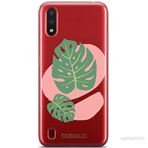 ERT GROUP mobiltelefonfodral för Samsung A01 originalt och officiellt licensierat Babaco mönster Plants 011 optimalt anpassad till formen på mobiltelefonen, gedeeltelijk transparant 5903932575231