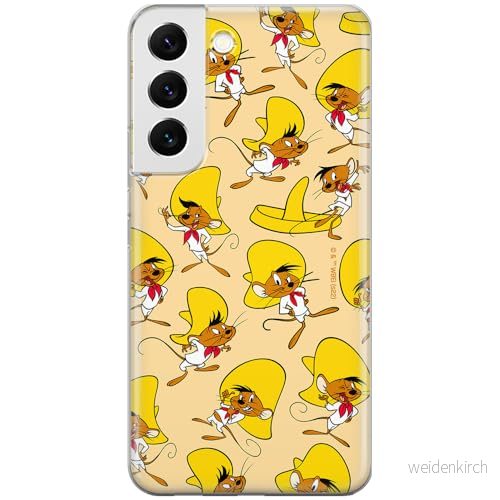 ERT GROUP mobiltelefonfodral för Samsung S22 originalt och officiellt licensierat Looney Tunes mönster Speedy Gonzales 001 anpassad till formen på mobiltelefonen, fodral tillverkad av TPU plast 5905511644772