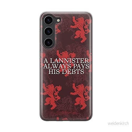 ERT GROUP mobiltelefonfodral för Samsung S23 originalt och officiellt licensierat Game of Thrones mönster 018 optimalt anpassad till formen på mobiltelefonen, fodral tillverkad av TPU plast 5905511422493