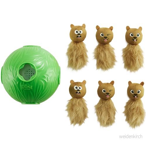 Nina Ottosson por Outward Hound Dog Snuffle N' Treat Interactive Puzzle Ball & Dispenser Toy 700603710251
