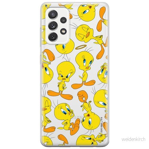 ERT GROUP mobiltelefonfodral för Samsung A53 5G originalt och officiellt licensierat Looney Tunes mönster Tweety 010 optimalt anpassad till formen på mobiltelefonen, gedeeltelijk transparant 5905511631031