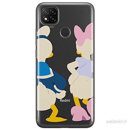 ERT GROUP mobiltelefonfodral för Xiaomi REDMI 9C originalt och officiellt licensierat Disney mönster Donald & Daisy 001 optimalt anpassad till formen på mobiltelefonen, gedeeltelijk transparant 5903040301470