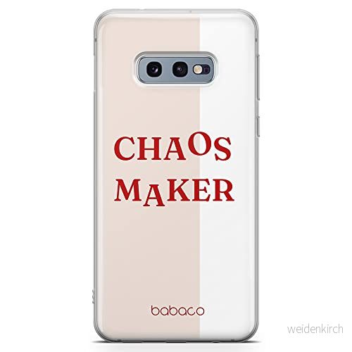 ERT GROUP mobiltelefonfodral för Samsung S10e originalt och officiellt licensierat Babaco mönster 90's Girl 009 optimalt anpassad till formen på mobiltelefonen, fodral tillverkad av TPU plast 5903932342611