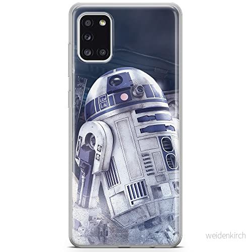 ERT GROUP mobiltelefonfodral för Samsung A31 originalt och officiellt licensierat Star Wars mönster R2D2 001 optimalt anpassad till formen på mobiltelefonen, fodral tillverkad av TPU plast 5903040221891