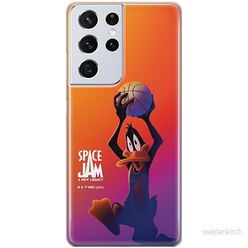 ERT GROUP mobiltelefonfodral för Samsung S21 ULTRA originalt och officiellt licensierat Looney Tunes mönster Space Jam 012 anpassad till formen på mobiltelefonen, fodral tillverkad av TPU plast 5905511041069