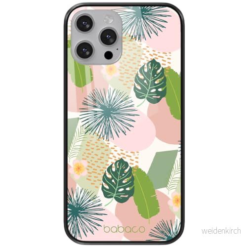 ERT GROUP mobiltelefonfodral för Apple Iphone 13 MINI originalt och officiellt licensierat Babaco mönster Plants 012 tillverkad av härdat glas, skyddsfodral 5904805875397