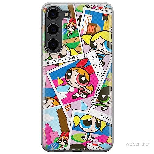 ERT GROUP mobiltelefonfodral för Samsung S23 originalt och officiellt licensierat The Powerpuff Girls mönster 019, fodral tillverkad av TPU plast 5905511966782