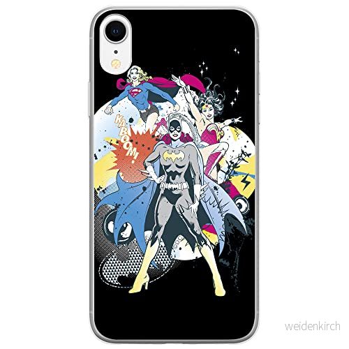 ERT GROUP mobiltelefonfodral för Apple Iphone XR originalt och officiellt licensierat DC mönster Super Girls 001 Vit optimalt anpassad till formen på mobiltelefonen, fodral tillverkad av TPU plast 5903040797525