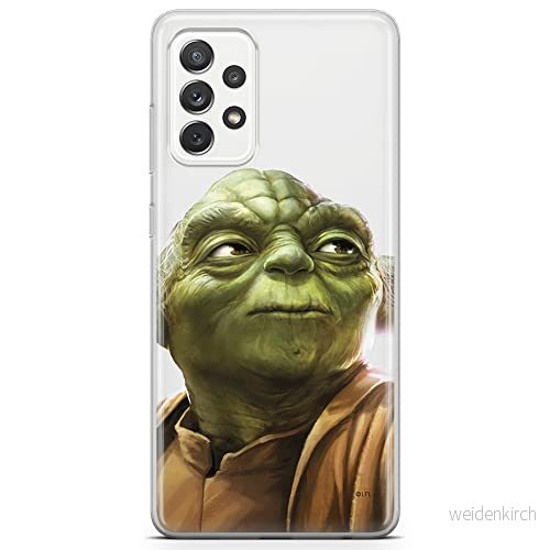 ERT GROUP mobiltelefonfodral för Samsung A72 5G originalt och officiellt licensierat Star Wars mönster Yoda 006 optimalt anpassad till formen på mobiltelefonen, gedeeltelijk transparant 5903040083789