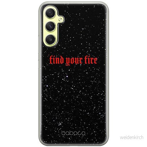 ERT GROUP mobiltelefonfodral för Samsung A34 5G originalt och officiellt licensierat Babaco mönster Find your fire 002 optimalt anpassad till formen på mobiltelefonen, fodral tillverkad av TPU plast 5905511781200