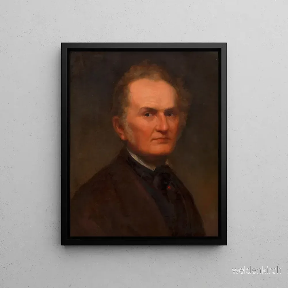 Målning självporträtt av Alois von Anreiter – Alois von Anreiter | Konsttryck Målning självporträtt av Alois von Anreiter – Alois von Anreiter | Konsttryck