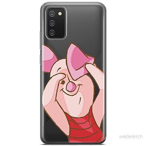 ERT GROUP mobiltelefonfodral för Samsung A02S originalt och officiellt licensierat Disney mönster Winnie the Pooh and friends 034 anpassad till formen på mobiltelefonen, gedeeltelijk transparant 5903537206271