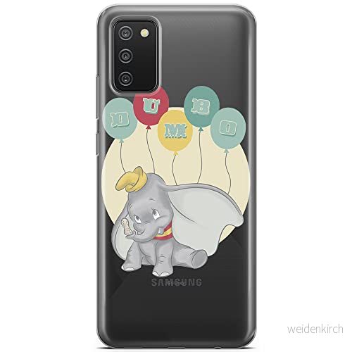 ERT GROUP mobiltelefonfodral för Samsung A02S originalt och officiellt licensierat Disney mönster Dumbo 003 optimalt anpassad till formen på mobiltelefonen, gedeeltelijk transparant 5903040223475