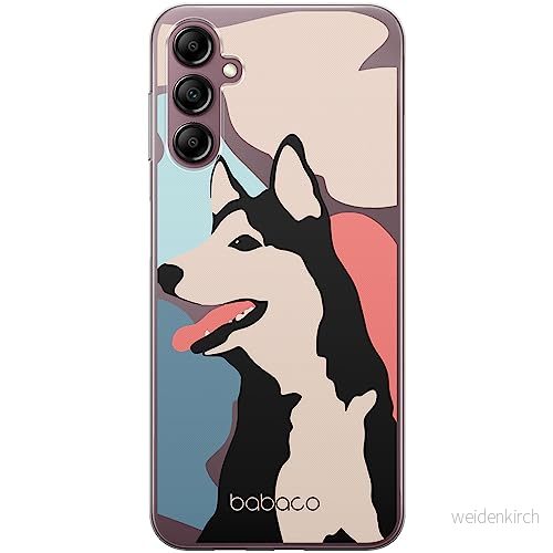 ERT GROUP mobiltelefonfodral för Samsung A14 4G/5G originalt och officiellt licensierat Babaco mönster Dogs 001 optimalt anpassad till formen på mobiltelefonen, gedeeltelijk transparant 5905511827182