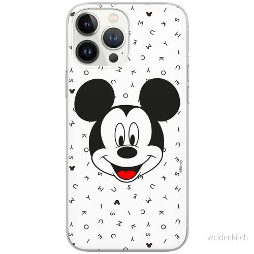 ERT GROUP mobiltelefonfodral för Samsung S10 PLUS originalt och officiellt licensierat Disney mönster Mickey 020 Vit optimalt anpassad till formen på mobiltelefonen, fodral tillverkad av TPU plast 5903537639420