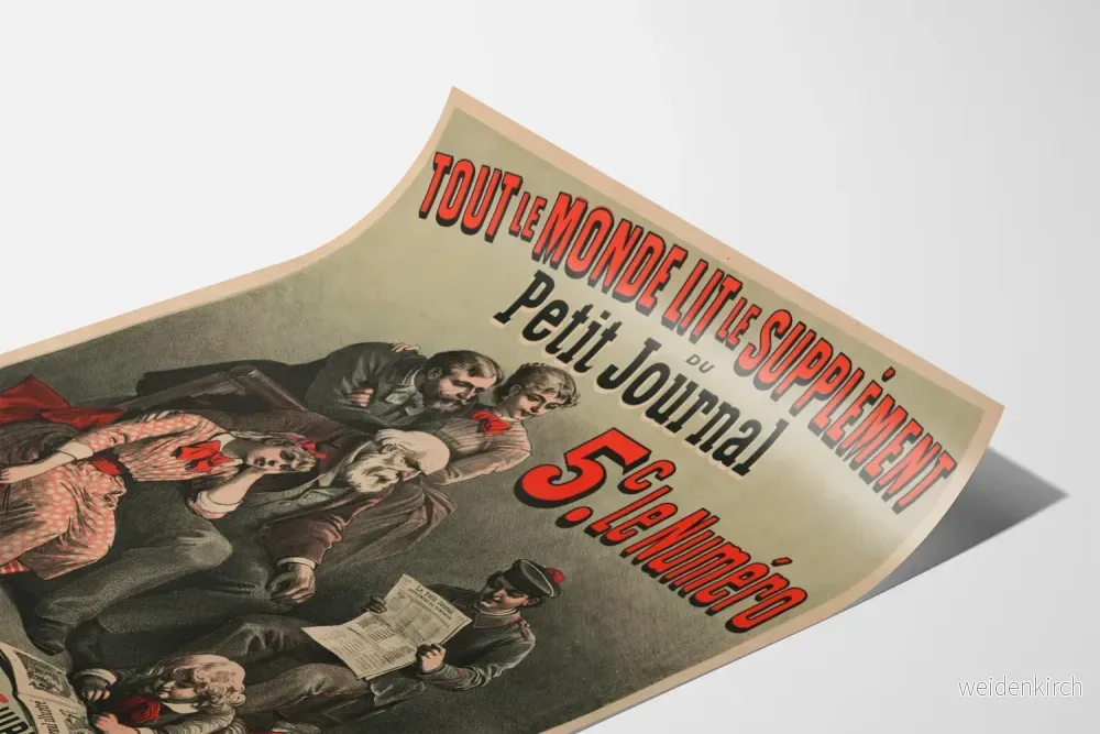 Vintageposter Le Petit Journal - Tidsenlig väggdekoration - Bild 3