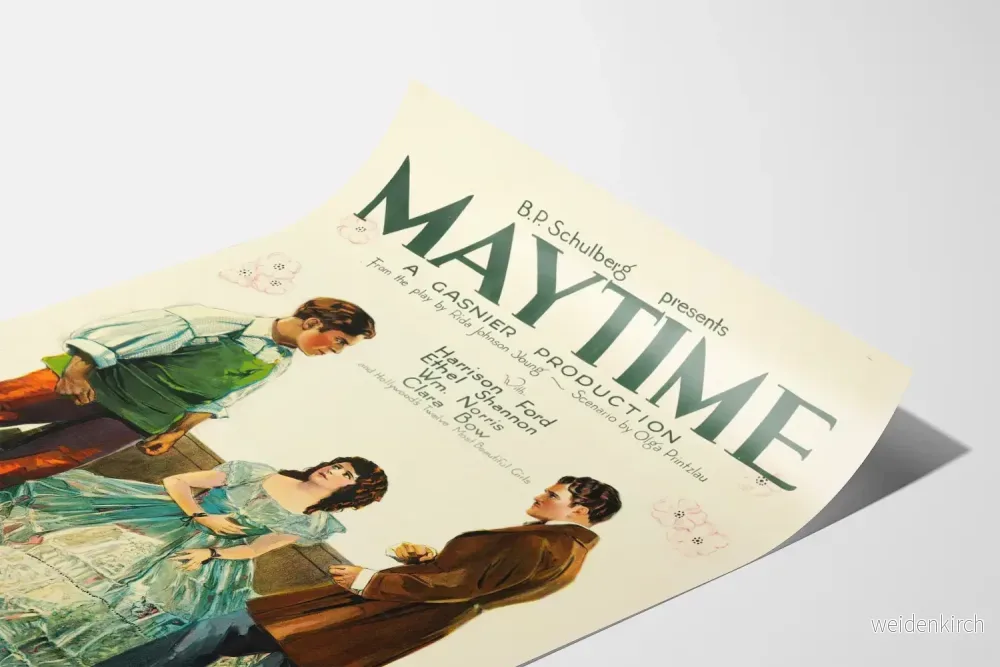 Vintageaffisch Maytime - Väggdekoration för klassisk film - Bild 3
