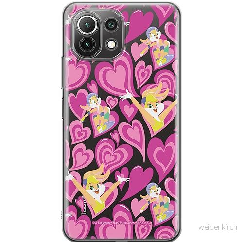 ERT GROUP mobiltelefonfodral för Xiaomi 11 LITE 4G / 5G originalt och officiellt licensierat Looney Tunes mönster Lola 010 anpassad till formen på mobiltelefonen, gedeeltelijk transparant 5905795073923