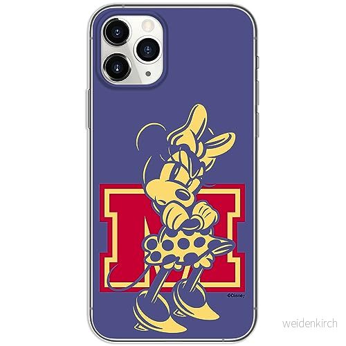 ERT GROUP mobiltelefonfodral för Iphone 11 PRO originalt och officiellt licensierat Disney mönster Minnie 072 optimalt anpassad till formen på mobiltelefonen, fodral tillverkad av TPU plast 5905795023829