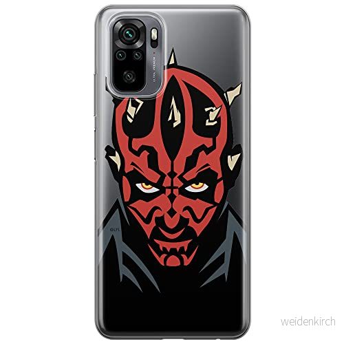 ERT GROUP mobiltelefonfodral för Xiaomi REDMI NOTE 10/ 10S originalt och officiellt licensierat Star Wars mönster Darth Maul 004 anpassad till formen på mobiltelefonen, gedeeltelijk transparant 5903537189550