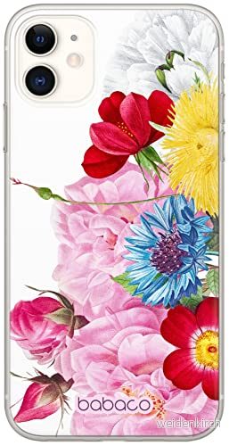 ERT GROUP mobiltelefonfodral för Iphone 11 originalt och officiellt licensierat Babaco mönster Flowers 056 optimalt anpassad till formen på mobiltelefonen, fodral tillverkad av TPU plast 5905131358134