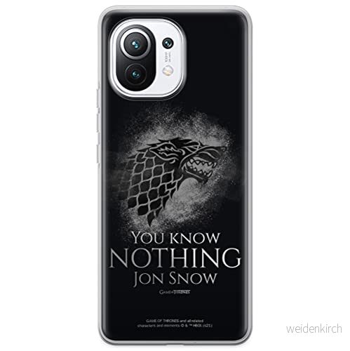 ERT GROUP mobiltelefonfodral för Xiaomi 11 originalt och officiellt licensierat Game od Thrones mönster of 020 anpassad till formen på mobiltelefonen, fodral tillverkad av TPU plast 5903932694673
