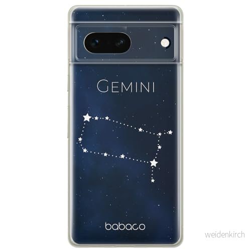 ERT GROUP mobiltelefonfodral för Google PIXEL 7 originalt och officiellt licensierat Babaco mönster Zodiac Constellation 003 anpassad till formen på mobiltelefonen, fodral tillverkad av TPU plast 5905795144142