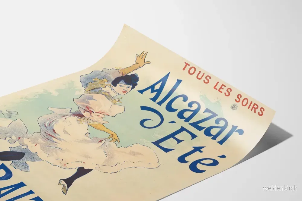 Vintageaffisch av Alcazar sommar med Louise Balthy - Bild 3
