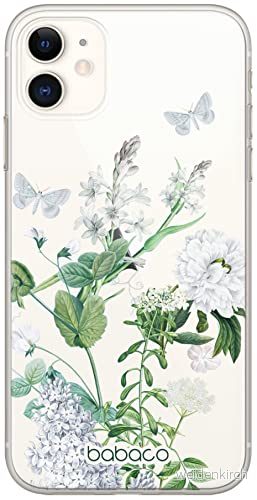 ERT GROUP mobiltelefonfodral för Iphone 11 originalt och officiellt licensierat Babaco mönster Flowers 033 optimalt anpassad till formen på mobiltelefonen, gedeeltelijk transparant 5905131287175