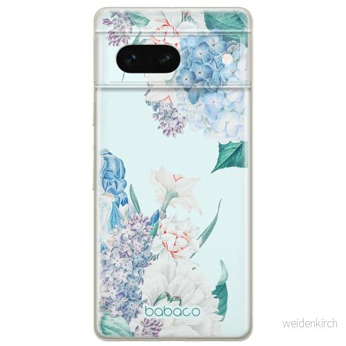 ERT GROUP mobiltelefonfodral för Google PIXEL 7 originalt och officiellt licensierat Babaco mönster Flowers 027 optimalt anpassad till formen på mobiltelefonen, fodral tillverkad av TPU plast 5905795150211