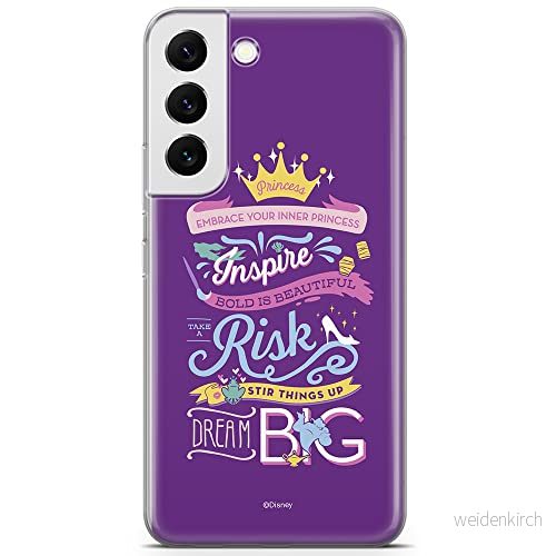 ERT GROUP mobiltelefonfodral för Samsung S22 originalt och officiellt licensierat Disney mönster Princess 003 optimalt anpassad till formen på mobiltelefonen, fodral tillverkad av TPU plast 5904805310287