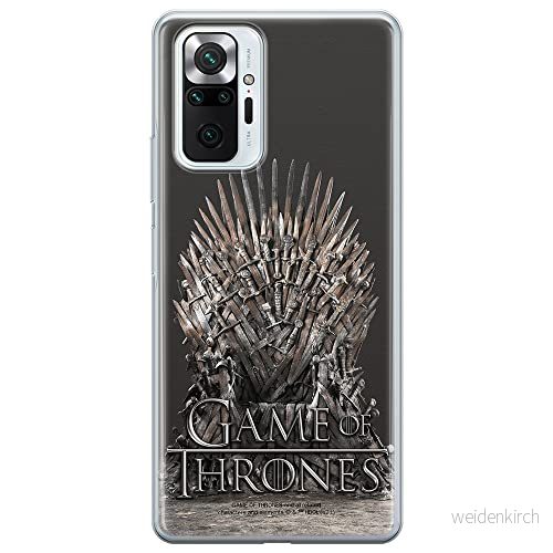 ERT GROUP mobiltelefonfodral för Xiaomi REDMI NOTE 10 PRO originalt och officiellt licensierat Game od Thrones mönster of 017, fodral tillverkad av TPU plast 5903932689068
