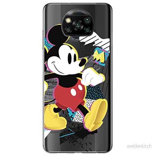 ERT GROUP mobiltelefonfodral för Xiaomi POCOPHONE X3 originalt och officiellt licensierat Disney mönster Mickey 032 optimalt anpassad till formen på mobiltelefonen, gedeeltelijk transparant 5903537121758