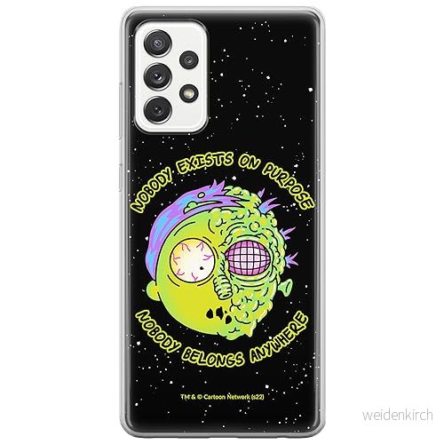 ERT GROUP mobiltelefonfodral för Samsung A53 5G originalt och officiellt licensierat Rick and Morty mönster & 010 anpassad till formen på mobiltelefonen, fodral tillverkad av TPU plast 5905511132705