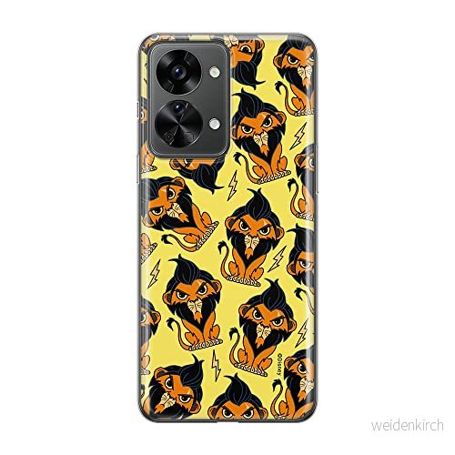 ERT GROUP mobiltelefonfodral för Oneplus NORD 2T 5G originalt och officiellt licensierat Disney mönster Scar 002 optimalt anpassad till formen på mobiltelefonen, fodral tillverkad av TPU plast 5905511276911